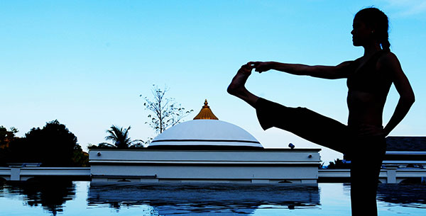 Absolute Sanctuary Pool Yoga