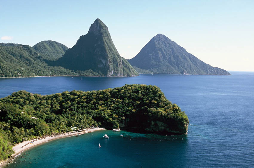The piton in St Lucia